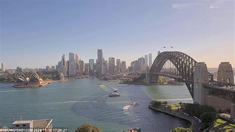 WebcamSydney 1 Live Stream of Harbour 24/7 (~4K)